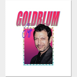 Retro 80s Styled Aesthetic - Jeff Goldblum Posters and Art